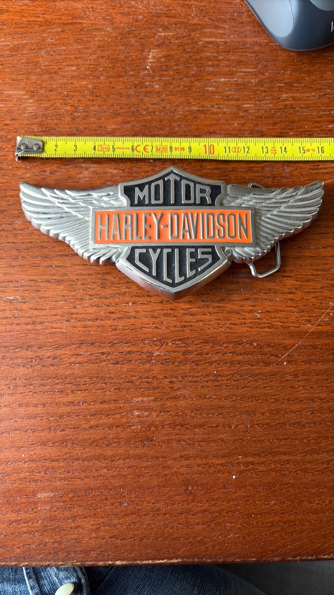 Buckle Riemgesp Harley Davidson incl verzenden, Ophalen of Verzenden, Zo goed als nieuw, Overige kleuren, Minder dan 95 cm