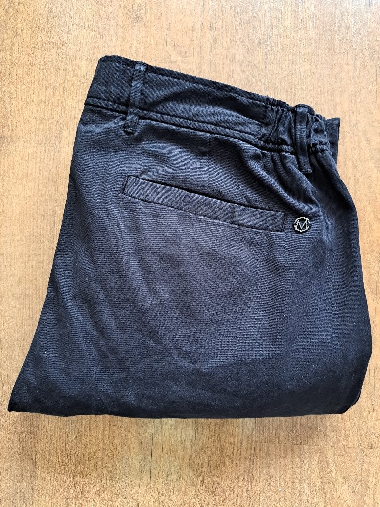Mr Marvis 'The Blackjacks' broek pantalon, ZGAN, W31 L32, Maat 48/50 (M), Zwart, Ophalen of Verzenden, Zo goed als nieuw