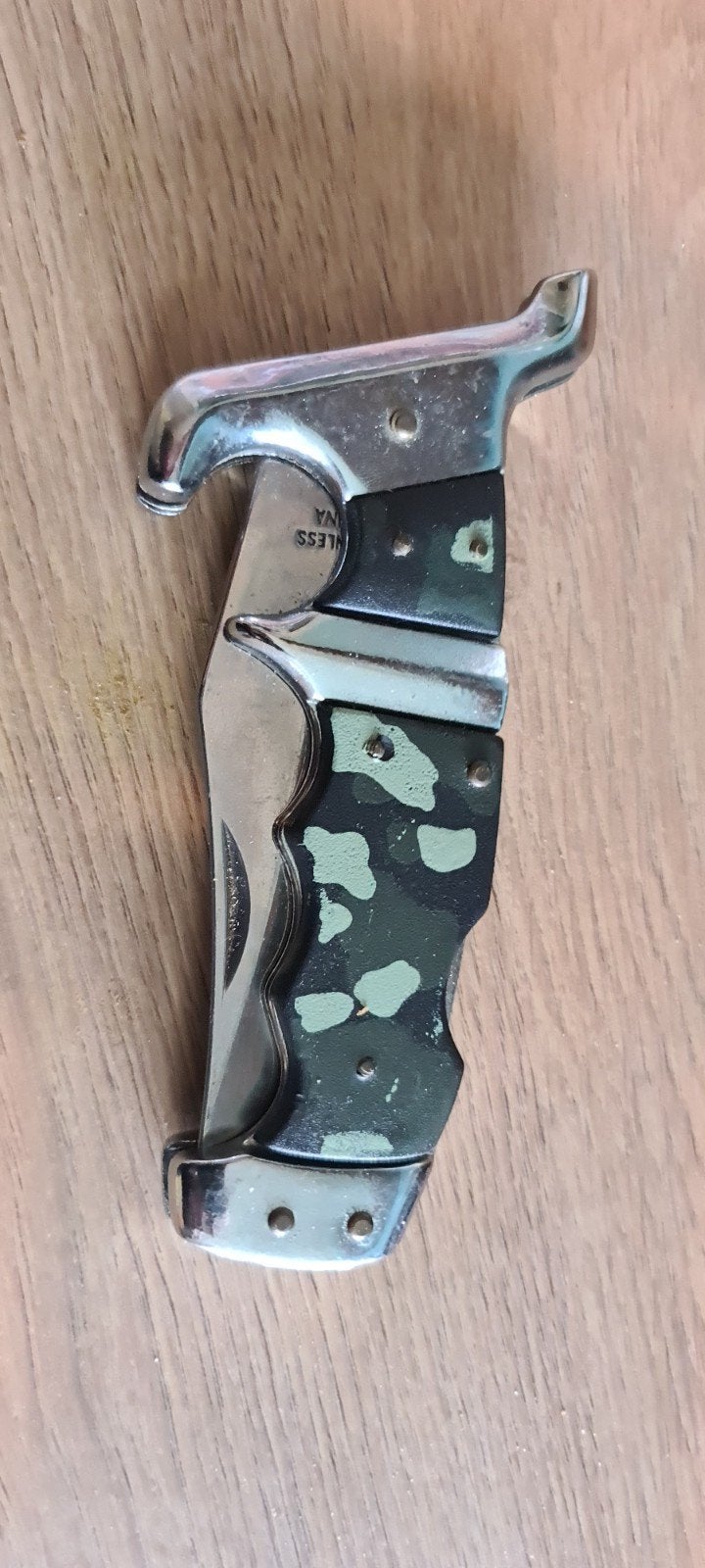 Opvouwbaar zakmes met camouflage handvat, Ophalen of Verzenden