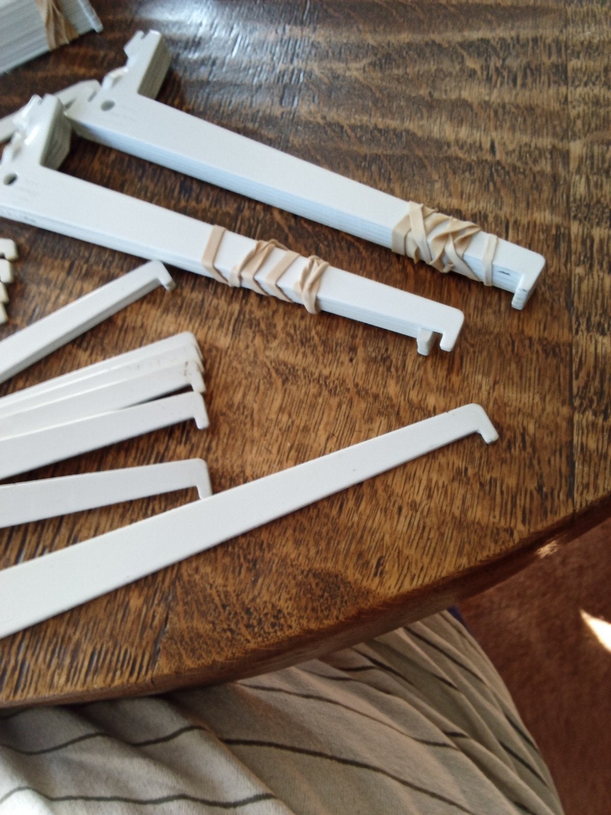 34 Witte Plankdragers - 16x 31cm, 18x 26cm, Huis en Inrichting, Ophalen, Gebruikt