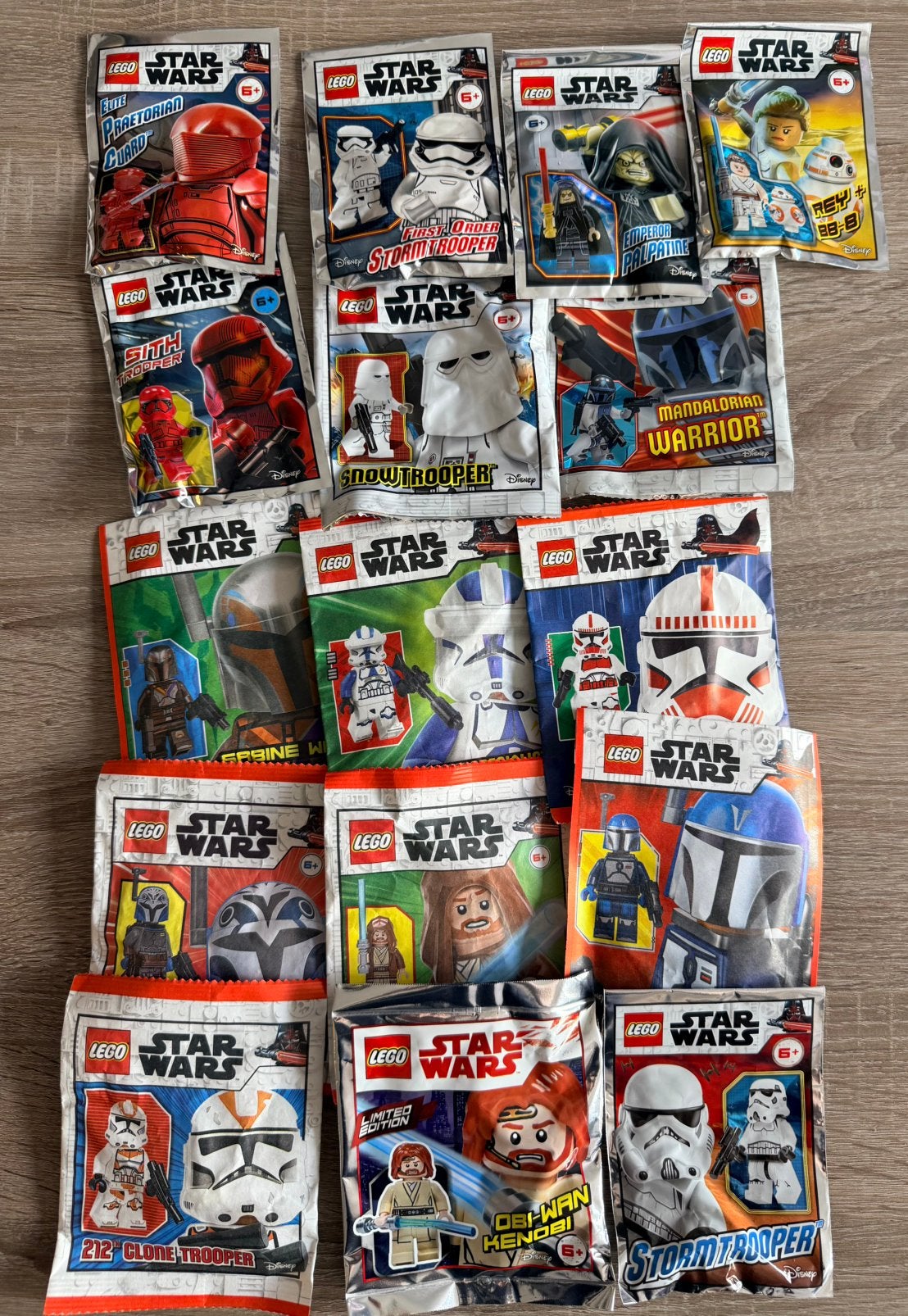 35 sealed lego Star Wars minifigures, Ophalen of Verzenden, Nieuw