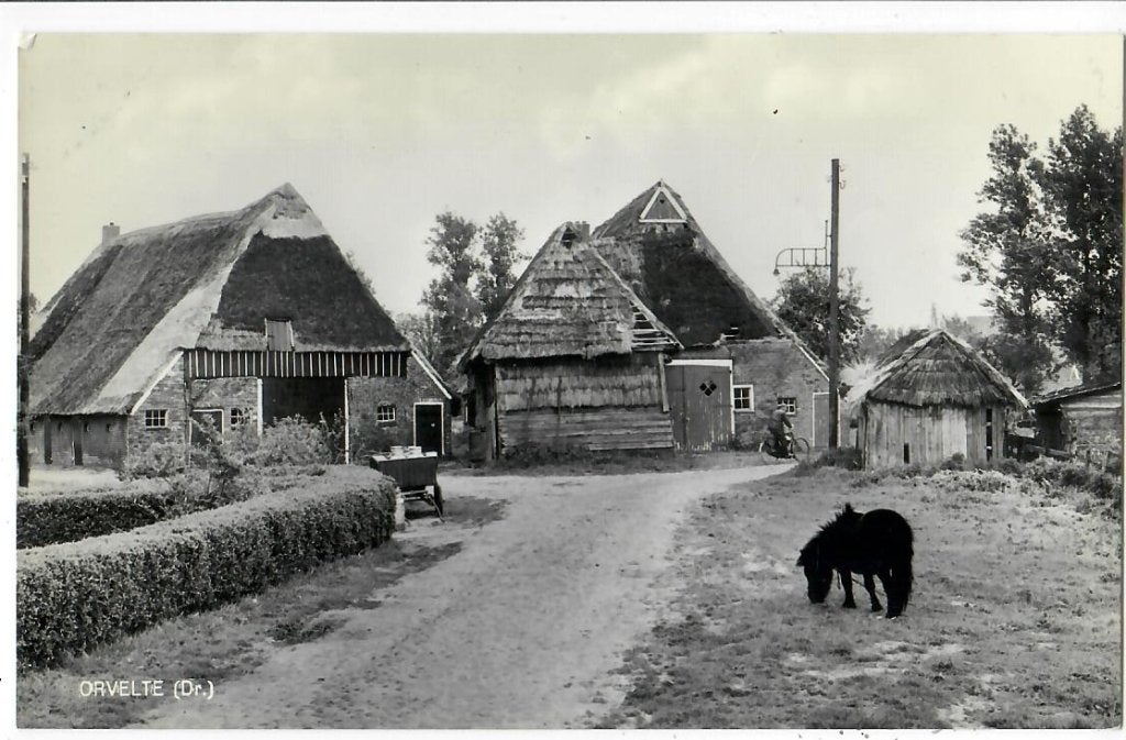 Orvelte, Verzenden, 1940 tot 1960, Ongelopen, Drenthe