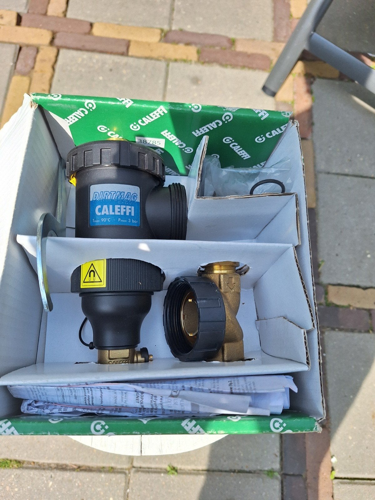 Caleffi vuilafscheider Dirtmag 38785 voor CV-installatie, Ophalen of Verzenden, Nieuw, Overige typen