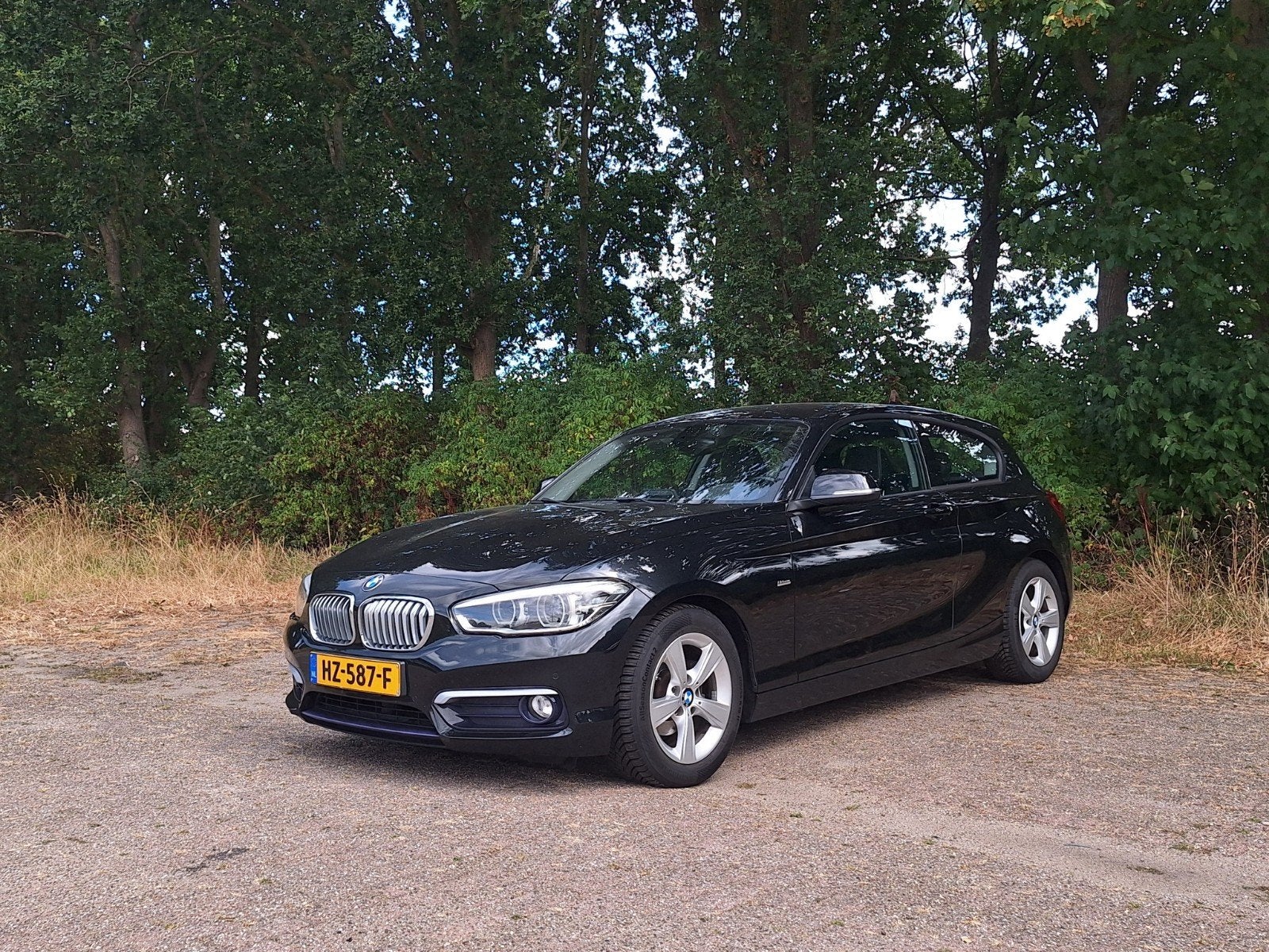 BMW 1-Serie 116D EDE Urban-line 2016, 1-Serie, Achterwielaandrijving, Leder en Stof, Zwart