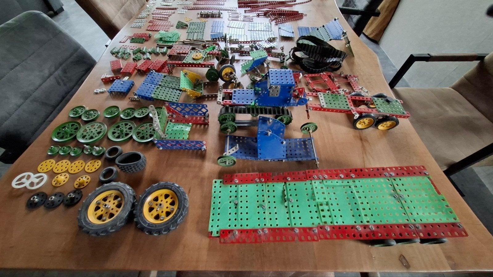 mecano uit de oude doos plus minus 50 jaar oud, Antiek en Kunst, Ophalen of Verzenden