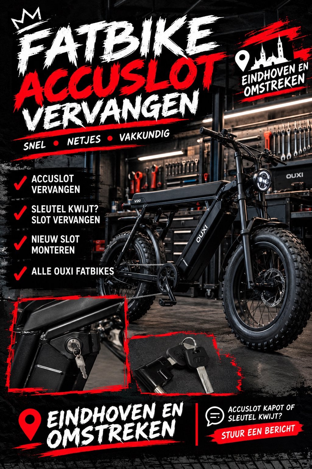 Fatbike Accuslot Vervangen, Ophalen, Nieuw, Fatbike