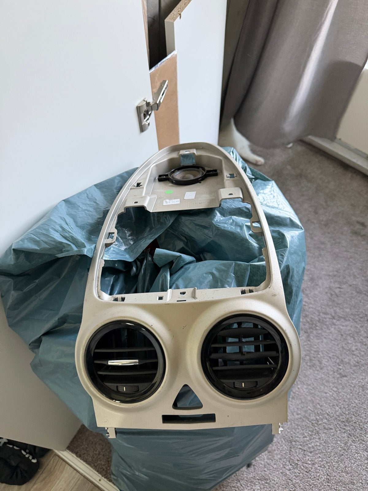 Middenconsole paneel Opel Corsa D - Grijs, Auto-onderdelen, Ophalen, Gebruikt, Opel