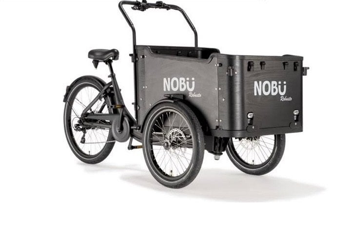Nobu woof bakfiets, Elektrisch, Zo goed als nieuw, 2 kinderen, Ophalen