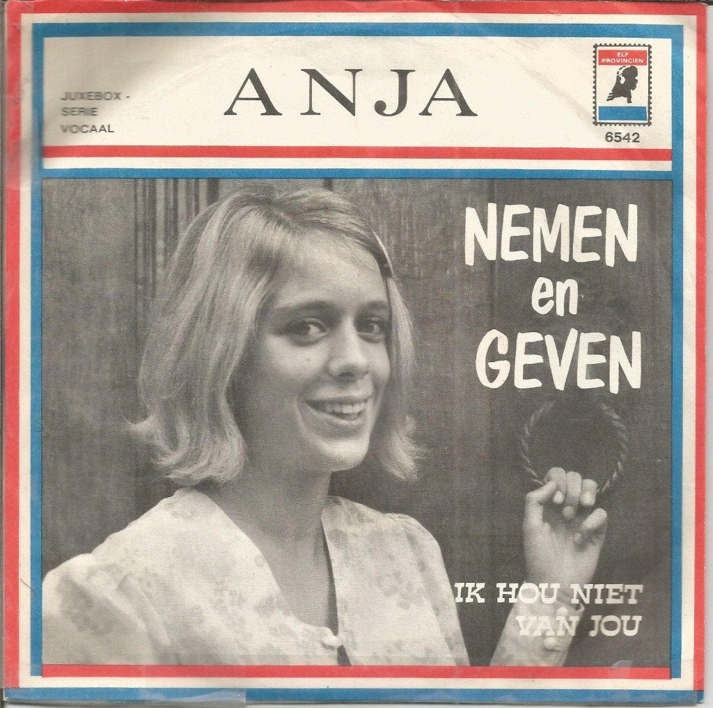 Anja ‎– Nemen En Geven (1970), Gebruikt, Fotohoes, 7 inch, Ophalen of Verzenden