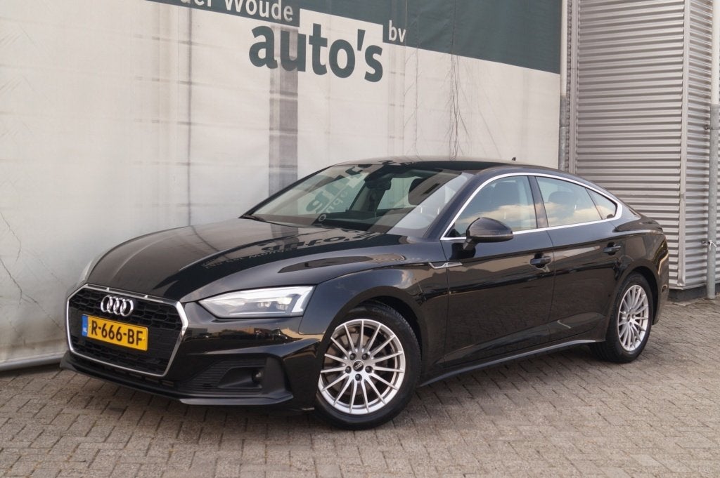 Audi A5 Sportback 35 TFSI 150pk Pro Line -LEER-LED-ECC-CARPL, Auto's, Dealer onderhouden, Gebruikt, Euro 6, 4 cilinders