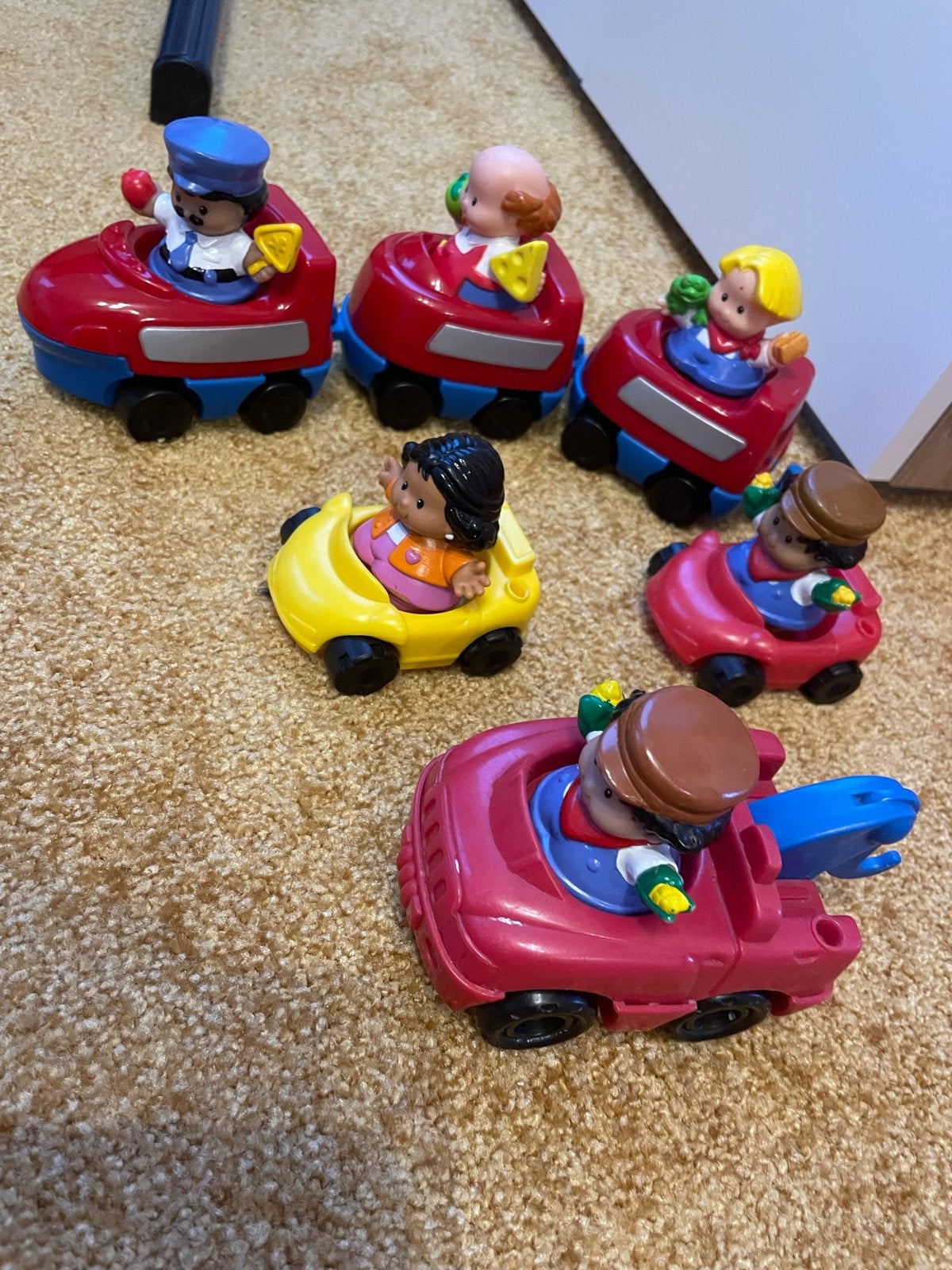 Fisher-Price Little People voertuigen met figuren, Verzenden, Gebruikt