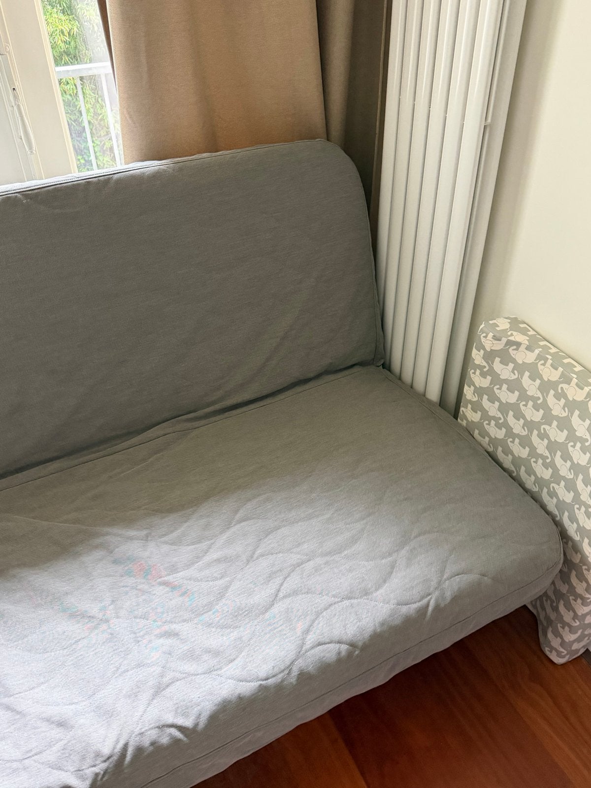IKEA 3-zits slaapbank met pocketveringmatras, Ophalen, Gebruikt, Tweepersoons, 140 cm