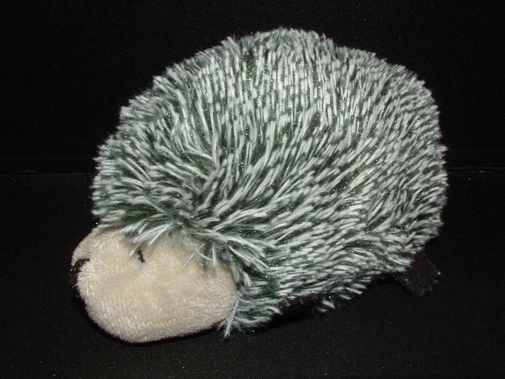 MOOIE EGEL KLEIN PLUCHE GROEN/WIT GEMELEERD MET, Verzenden, Nieuw, Overige typen