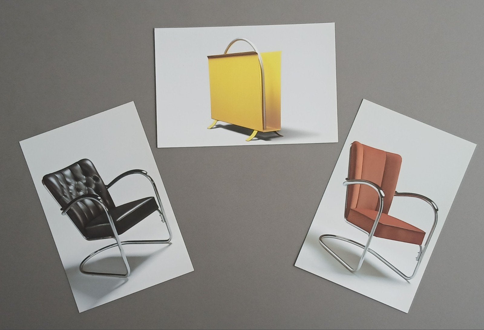 Promotiekaarten - Gispen fauteuils en tijdschriftenstandaard, Verzenden, Nieuw, Overige typen