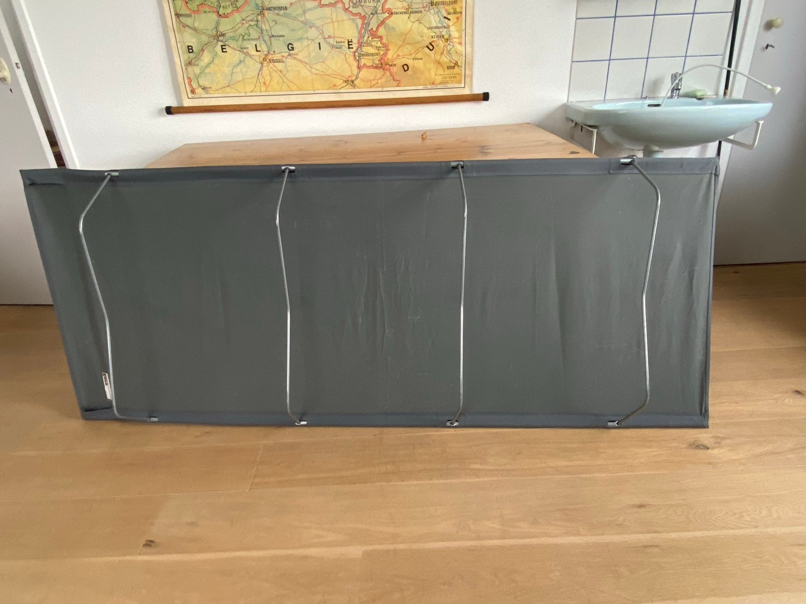 Eurotrail Veldbed 200x80x18cm met draagtas, Ophalen, Gebruikt, Overige