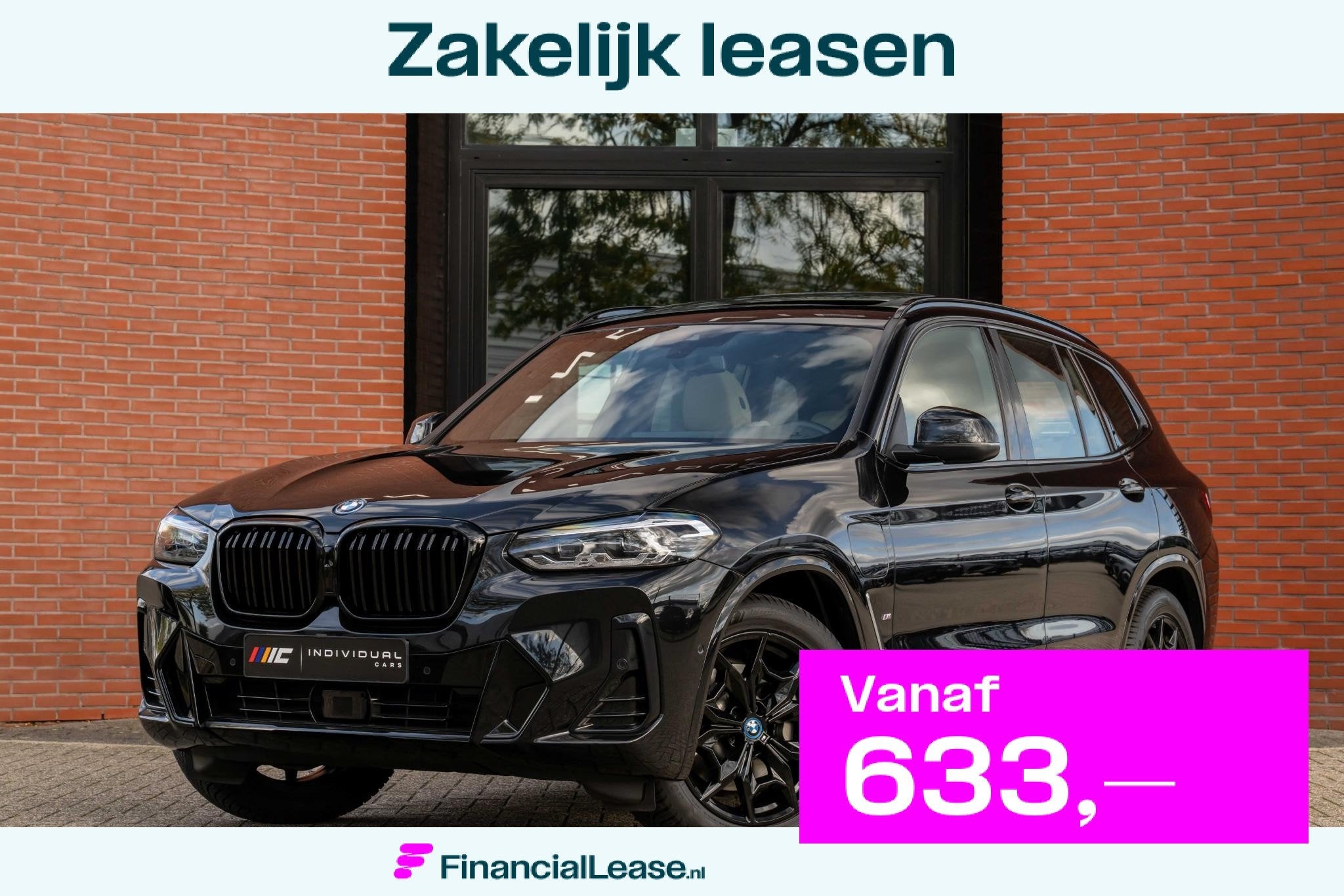 BMW X3 xDrive30e M-Sport ACC Panorama HuD Trekhaak Leder, Gebruikt, 4 cilinders, Zwart, SUV of Terreinwagen