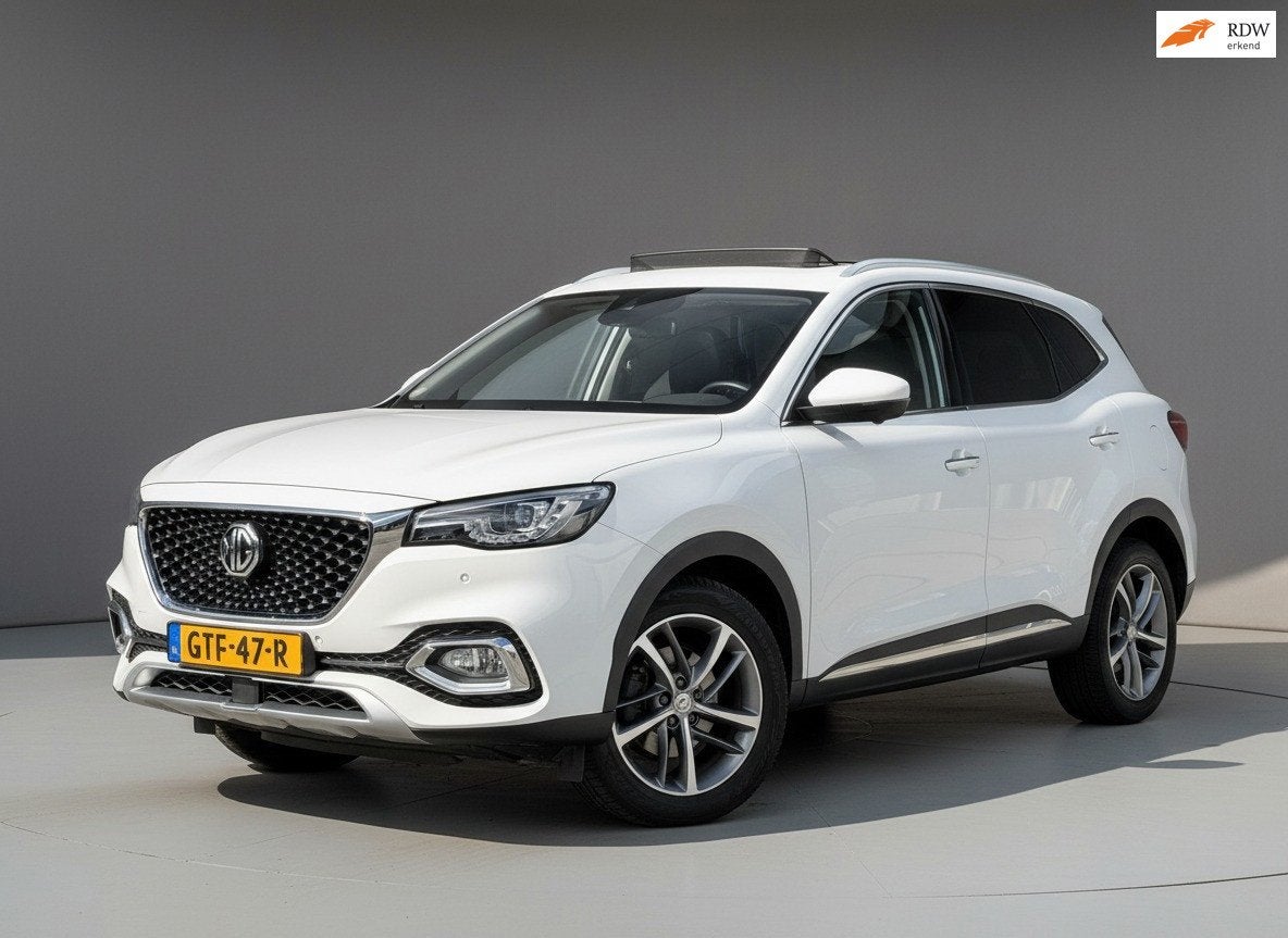 MG EHS 1.5 TGDI Luxury|SOH 97%|Pano|Trekhaak|All-season|Carp, Auto's, Gebruikt, 4 cilinders, 16 kWh, Wit