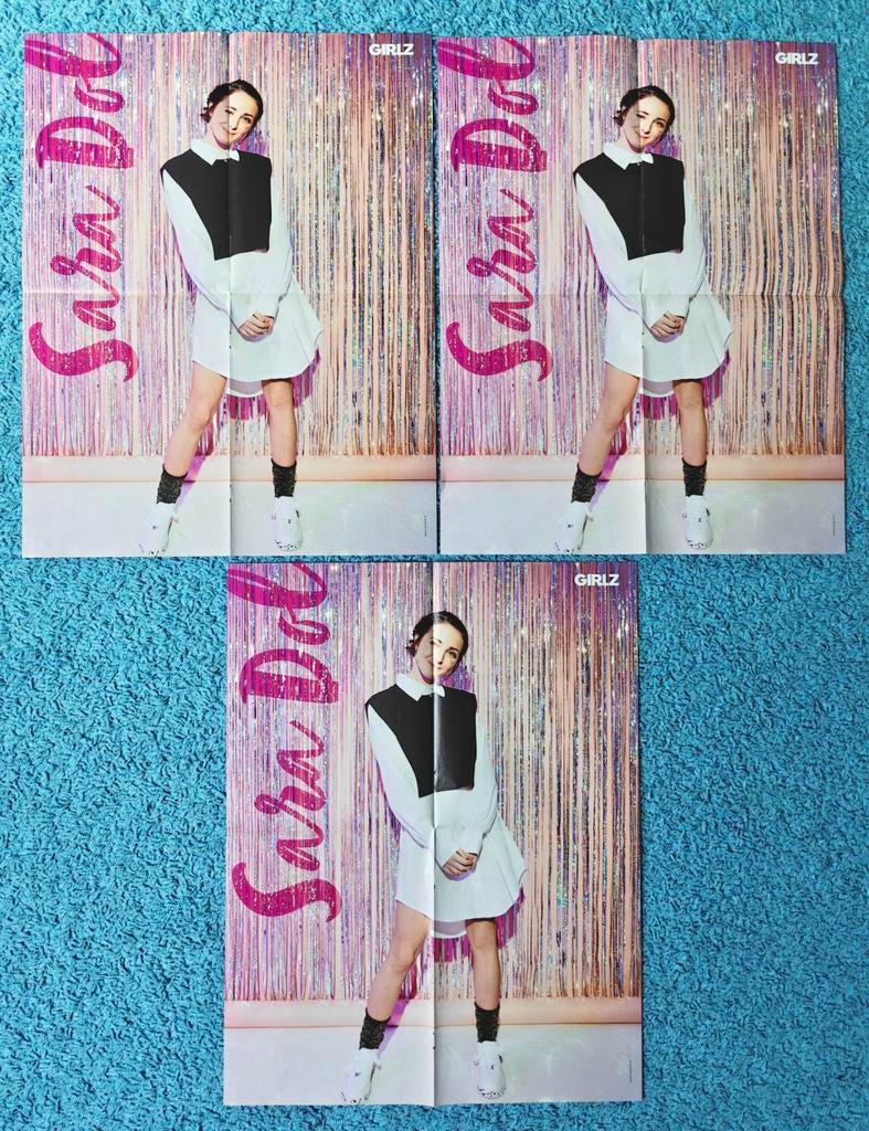 Sara Dol posters girlz, Rechthoekig Staand, Nieuw, Ophalen of Verzenden, A1 t/m A3