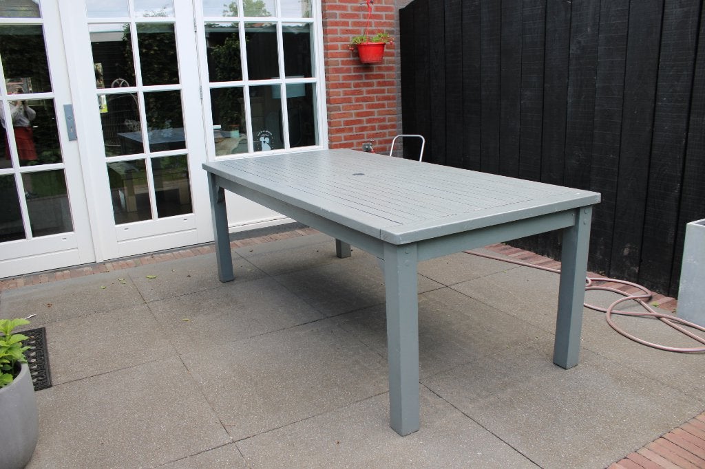 Hardhouten tuintafel Summer Garden, Ophalen, Gebruikt, Rechthoekig, Hout