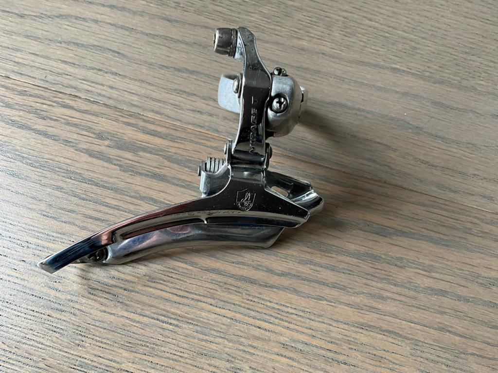 Campagnolo Mirage T Voorderailleur, Ophalen, Gebruikt, Derailleur of Ketting, Aluminium