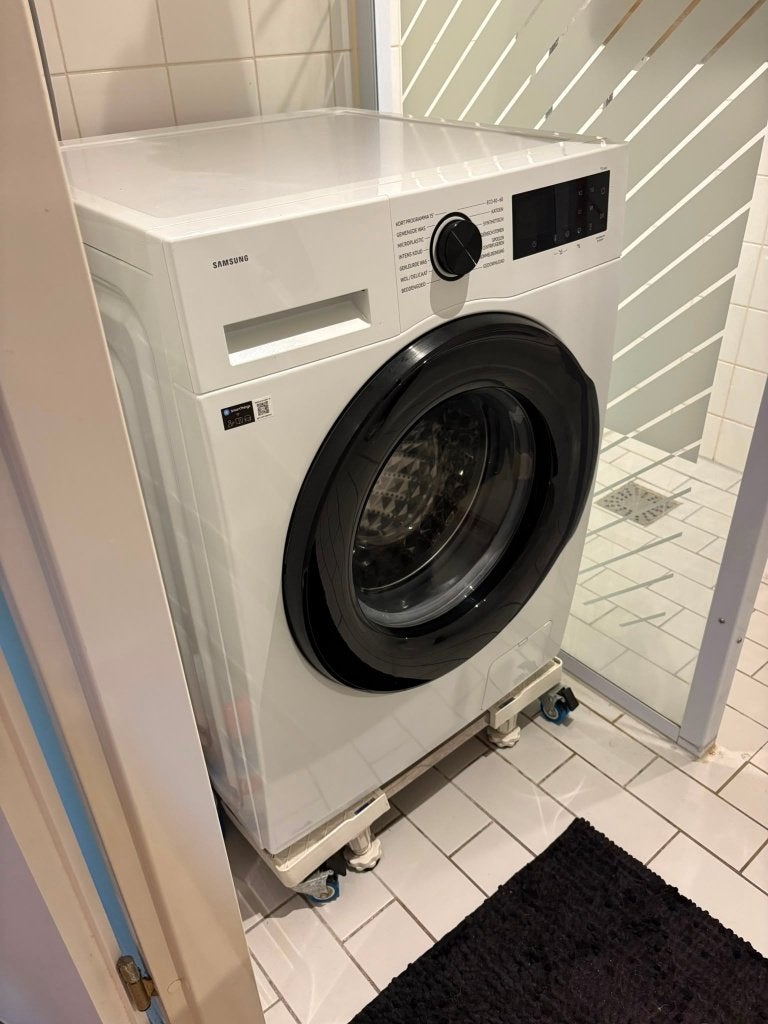 Samsung Wasmachine (nog geen jaar oud), Ophalen, 1200 tot 1600 toeren, 10 kg of meer, Nieuw