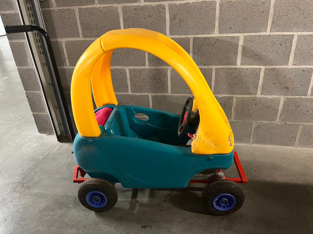 Duw auto’tje, Kinderen en Baby's, Speelgoed | Speelgoedvoertuigen, Ophalen of Verzenden, Zo goed als nieuw