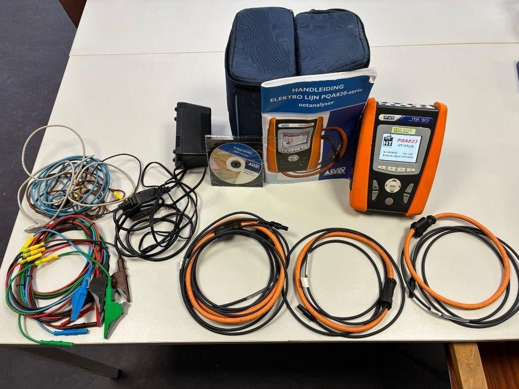 HT Italia PQA823 Power Quality Analyzer – Complete set, Doe-het-zelf en Verbouw, Meetapparatuur, Ophalen, Gebruikt, Overige meters