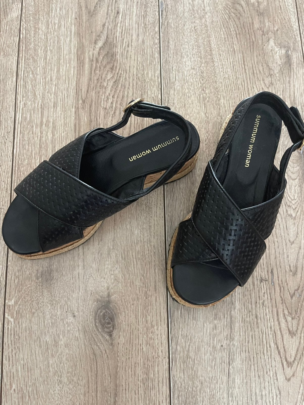 Summum woman leren schoenen maat 37, Kleding | Dames, Zwart, Zo goed als nieuw, Sandalen of Muiltjes, Ophalen of Verzenden