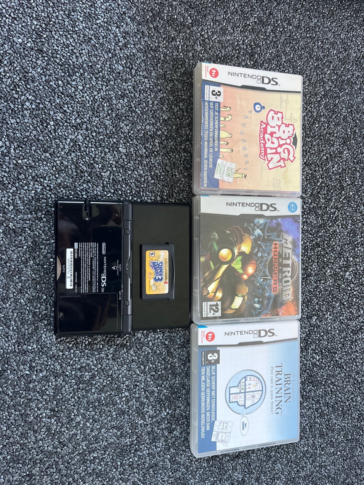 Nintendo DS Lite met spellen, Spelcomputers en Games, Ophalen of Verzenden, Overige kleuren, Gebruikt