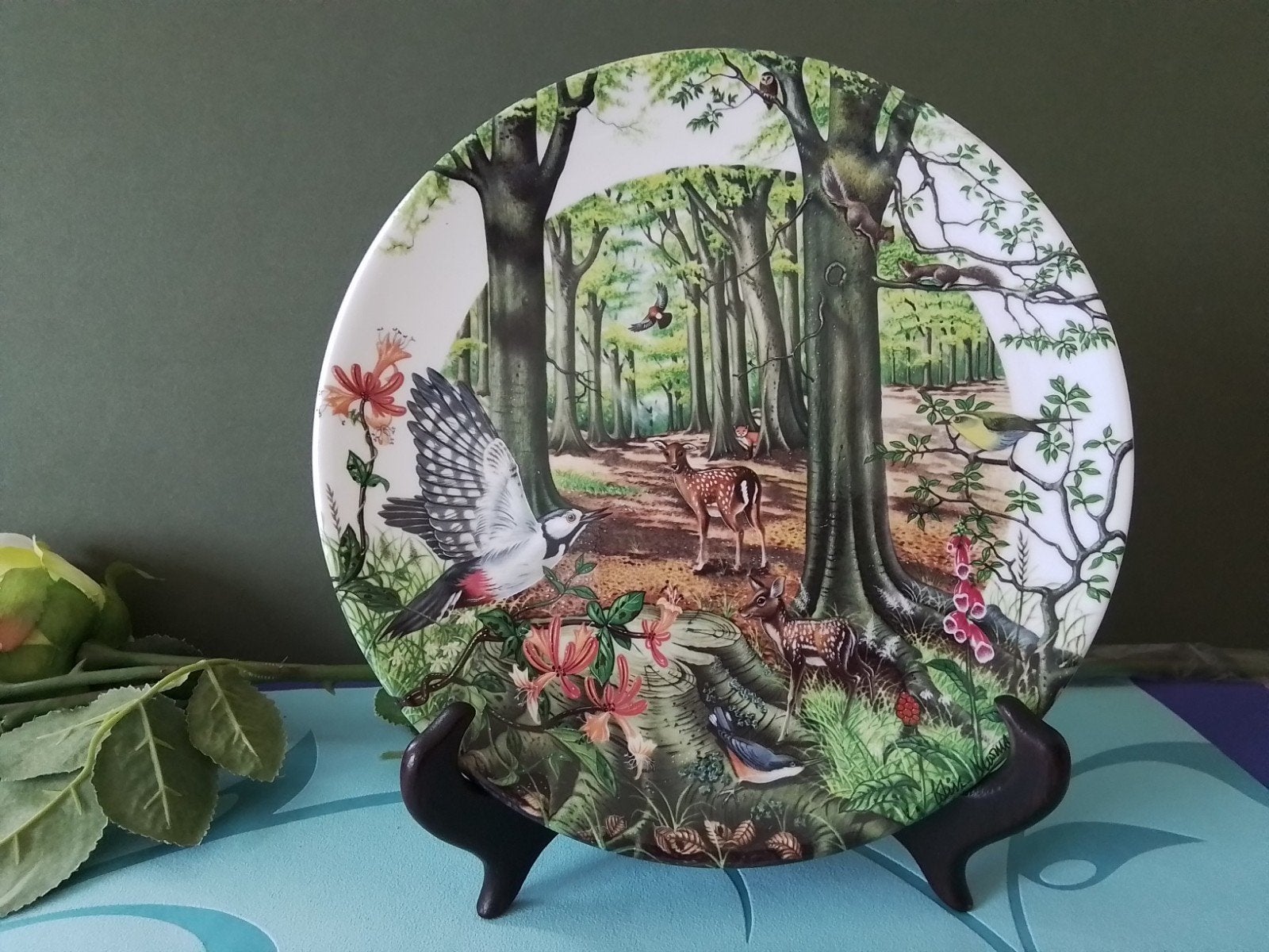 Wedgwood Limited Edition Decoratieve wandbord The Beechwood', Ophalen of Verzenden