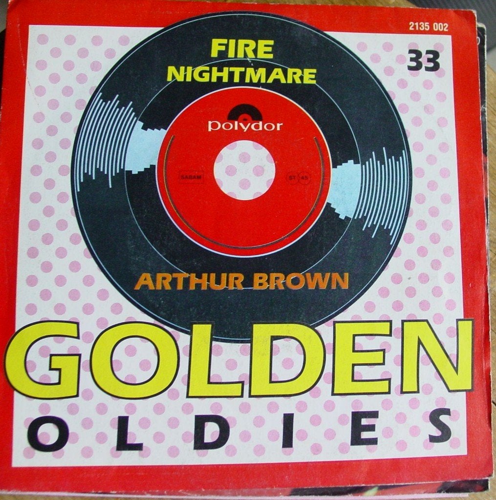45T 7INCH VINYL SINGLE ARTHUR BROWN, Ophalen of Verzenden, Zo goed als nieuw, Pop