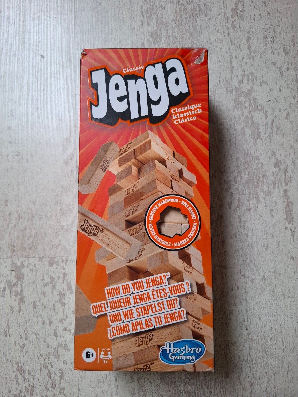 Mooi JENGA spel, Hobby en Vrije tijd, Een of twee spelers, Ophalen of Verzenden, Zo goed als nieuw