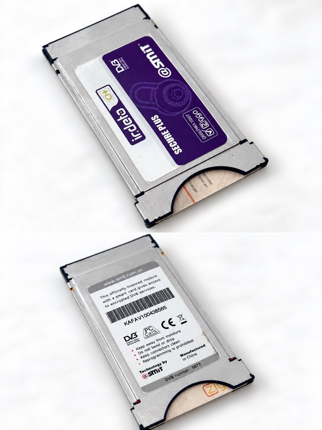 Irdeto CI+ Secure Plus Module SMiT – DVB / Smartcard, Ophalen of Verzenden, Gebruikt, Decoder