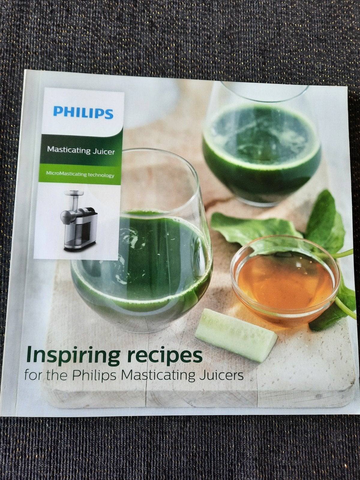 Philips Masticating Juicer Receptenboek - Zo goed als nieuw, Overige typen, Ophalen of Verzenden, Zo goed als nieuw, Philips