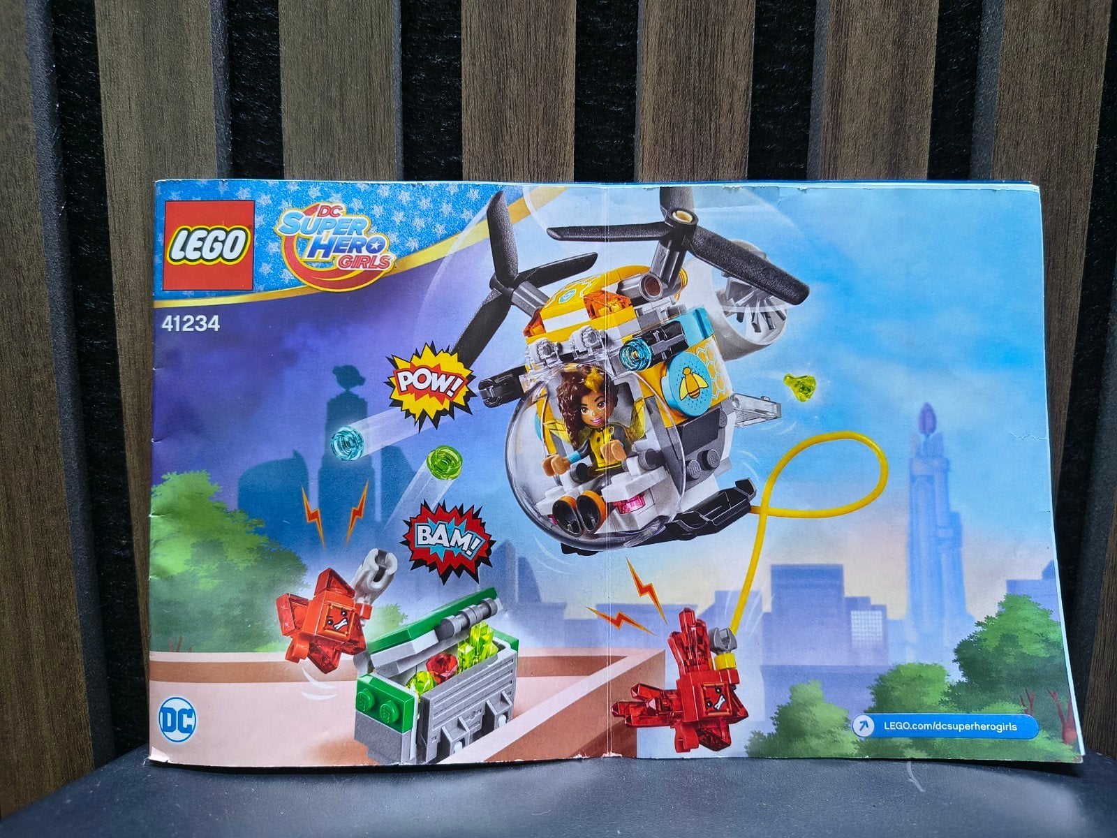 LEGO DC Super Hero Girls 41234 Bumblebee Helikopter, Gebruikt, Overige thema's, Lego, Ophalen of Verzenden