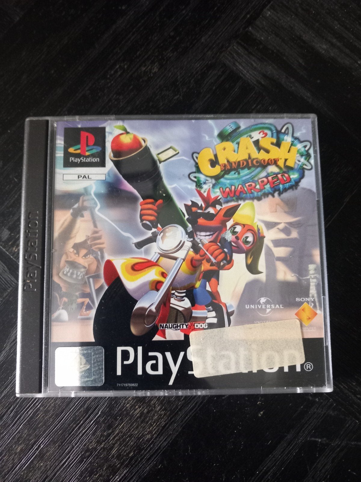 Crash Bandicoot 3: Warped - PlayStation 1 (PS1), Spelcomputers en Games, Gebruikt, Ophalen of Verzenden, Vanaf 3 jaar, Platform