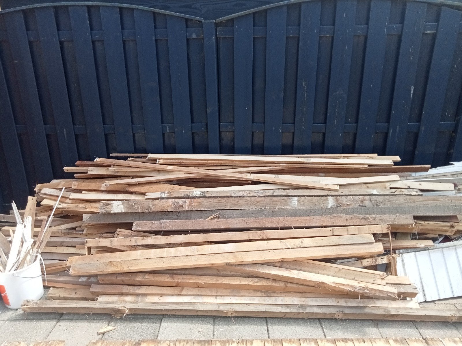 Gratis haard of hobby hout, Ophalen