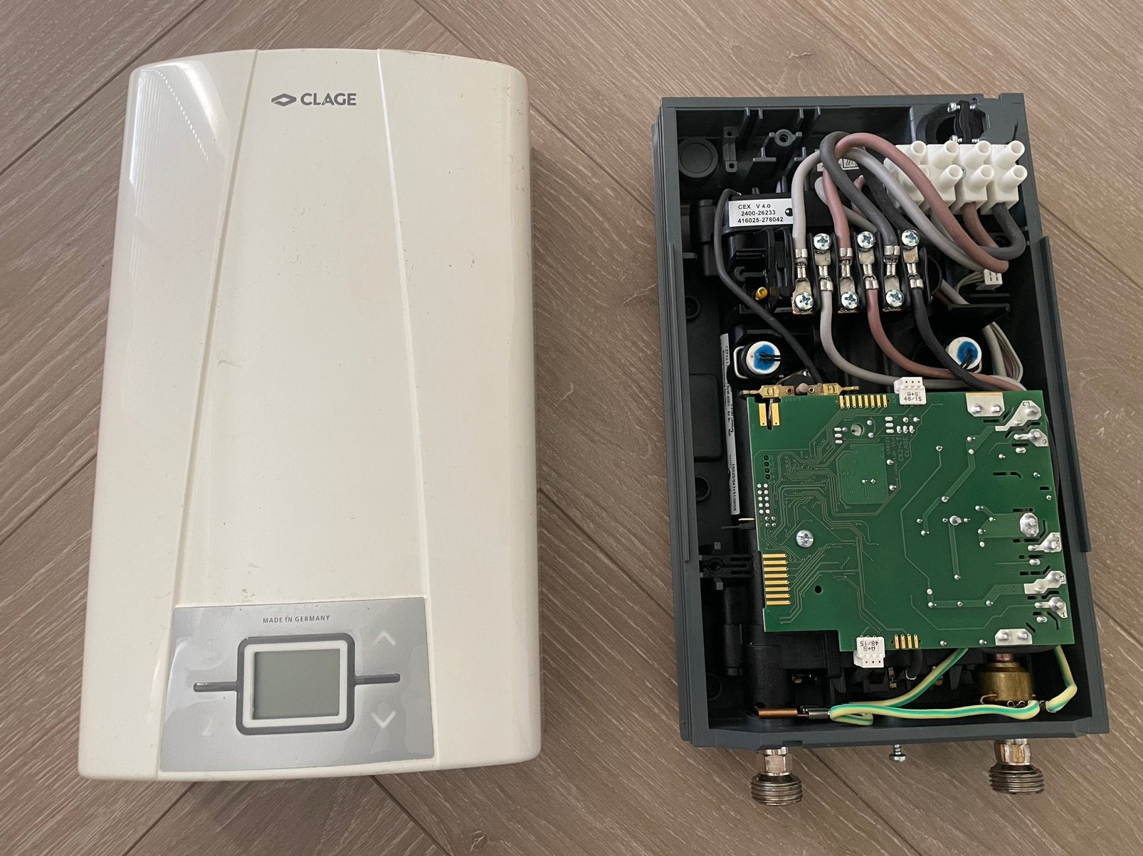 Clage doorstroomboiler / doorstromer DEFECT, Doe-het-zelf en Verbouw, Minder dan 20 liter, Ophalen of Verzenden, Gebruikt, Boiler