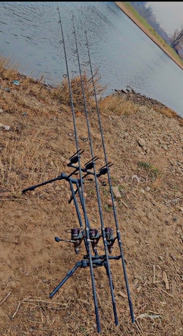 3x JRC Defender Hengels 12ft 3lb, Ophalen, Gebruikt, Werphengel