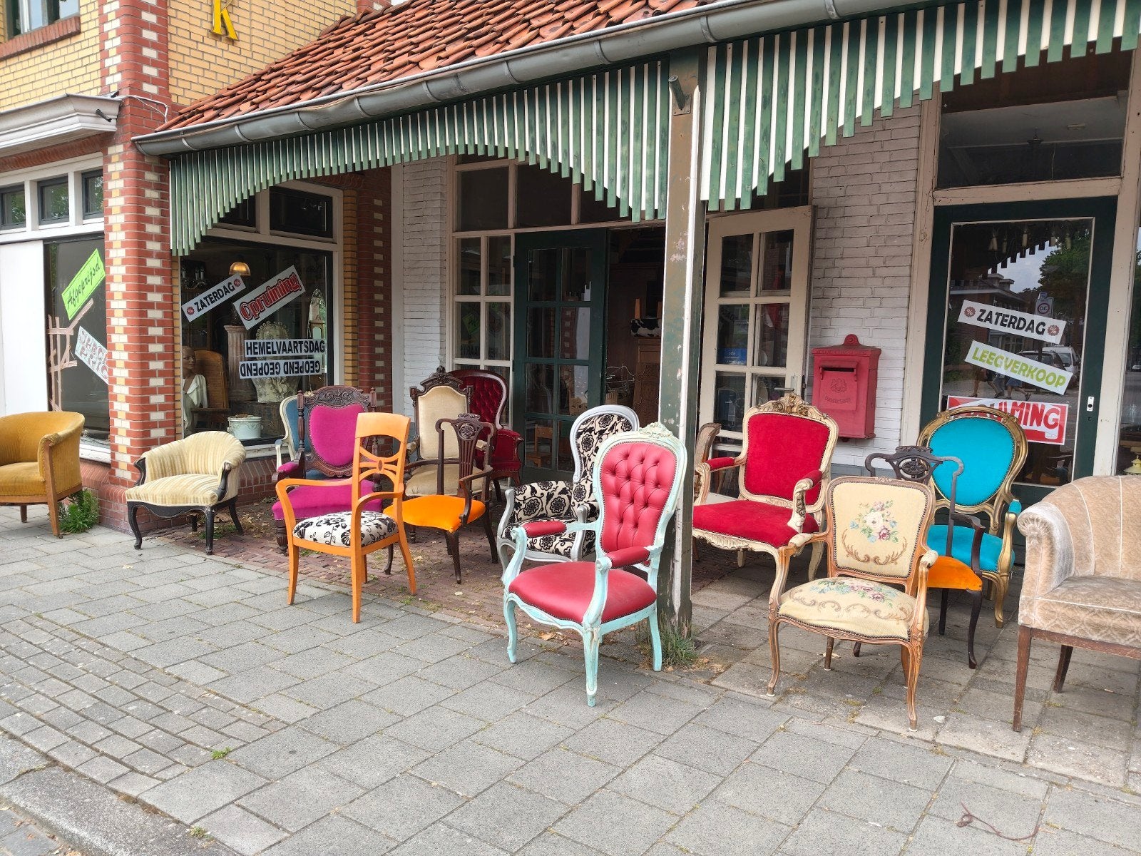 Opheffings- uitverkoop, Antiek en Kunst, Antiek | Meubels | Stoelen en Banken, Ophalen of Verzenden