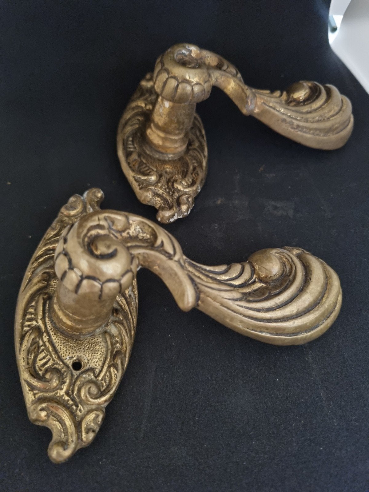 vintage deurkrukken koper, Antiek en Kunst, Antiek | Koper en Brons, Ophalen