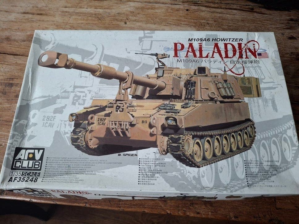 Howitzer M109 a6 Paladin , helaas te weinig tijd, Overige merken, Auto, Groter dan 1:32, Nieuw