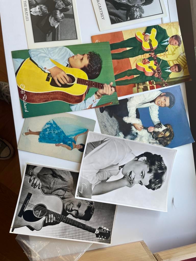 Grote verzameling Elvis Presley en vintage muziekkaarten., Ophalen of Verzenden