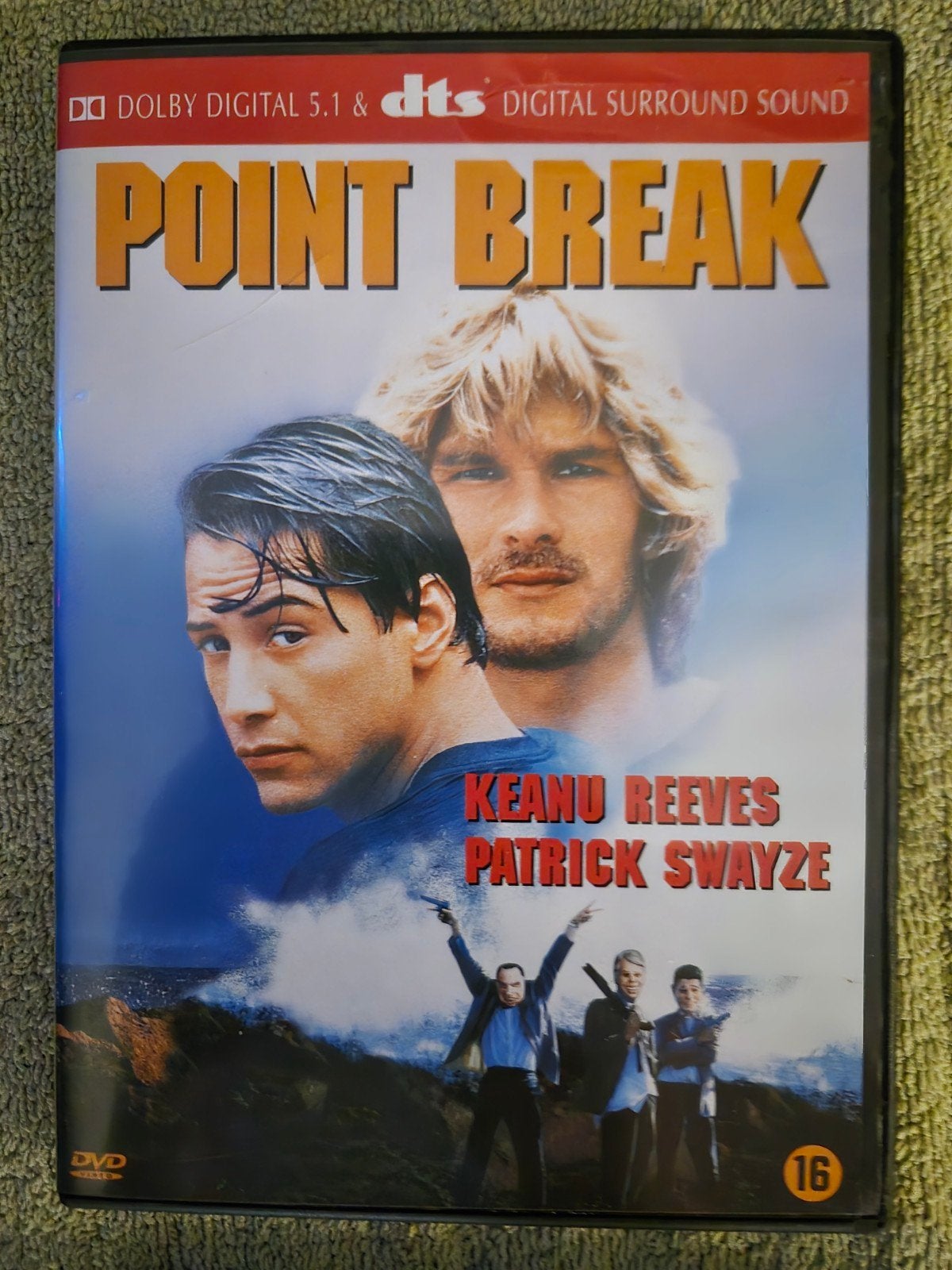 Point Break DVD - Actie Thriller met Keanu Reeves, Vanaf 16 jaar, Ophalen of Verzenden, Zo goed als nieuw, Actiethriller