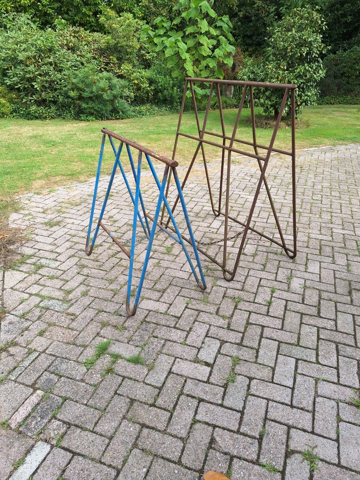Steigerbokken 1,35m en 1,0m - Gebruikt, Ophalen, Gebruikt, Overige typen, Minder dan 2 meter