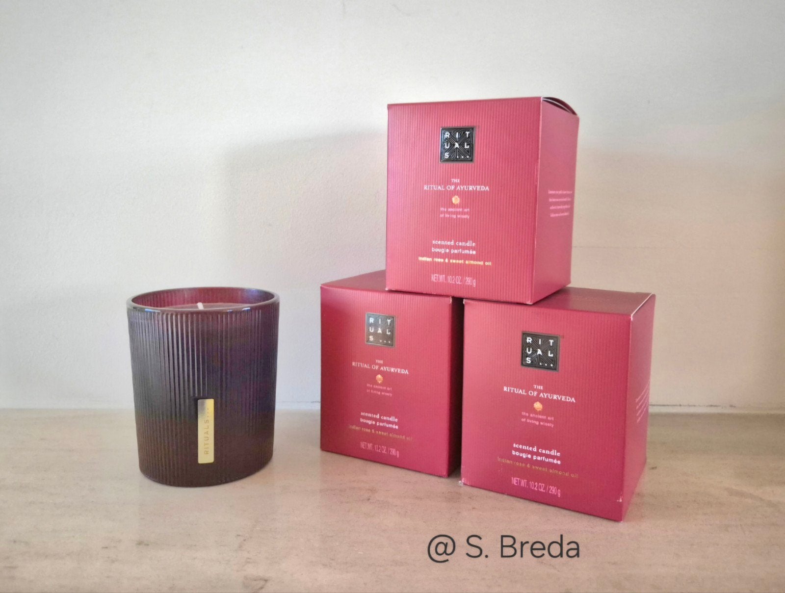 Rituals Geurkaars | Ayurveda | 290 gram kaars, Ophalen, Nieuw, Glas, Rituals