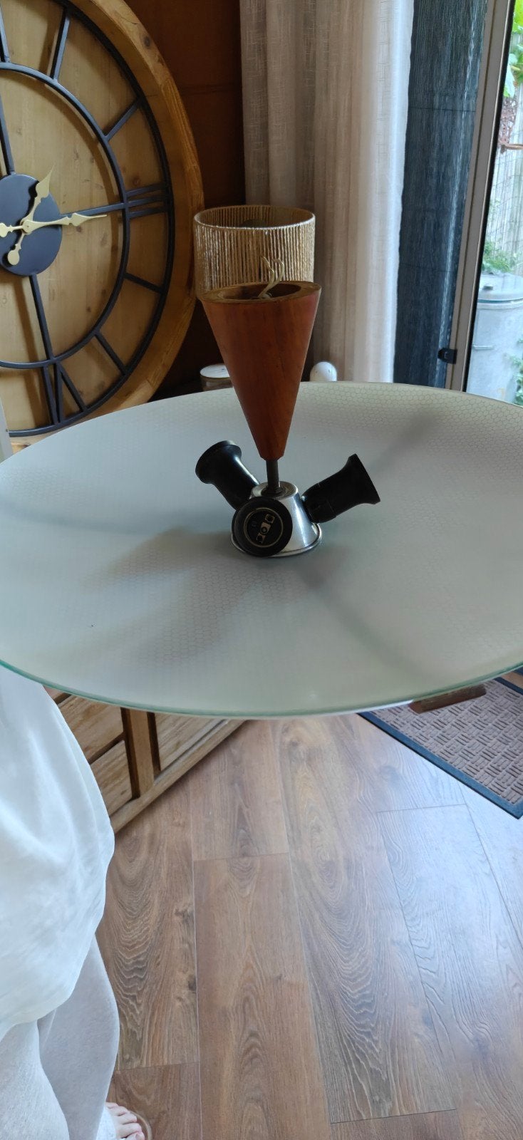 Vintage Mid-Century Deens design plafondlamp jaren 50/60". [, Huis en Inrichting, Lampen | Tafellampen, Ophalen, 23 cm, E27 (groot)