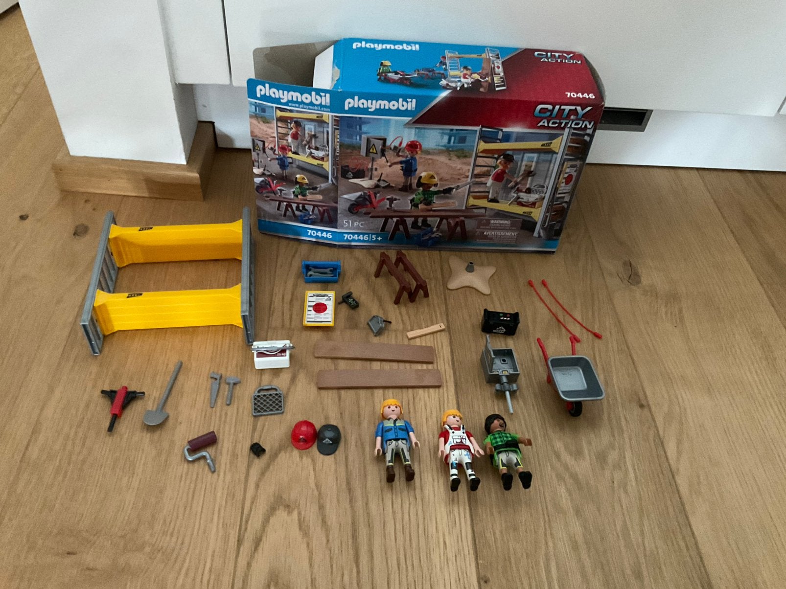 Playmobil city action 70446 bouwplaats, Kinderen en Baby's, Speelgoed | Playmobil, Ophalen of Verzenden, Zo goed als nieuw