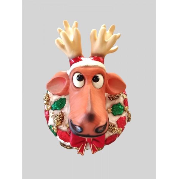Funny Reindeer Head – Rendier Hoogte 55 cm