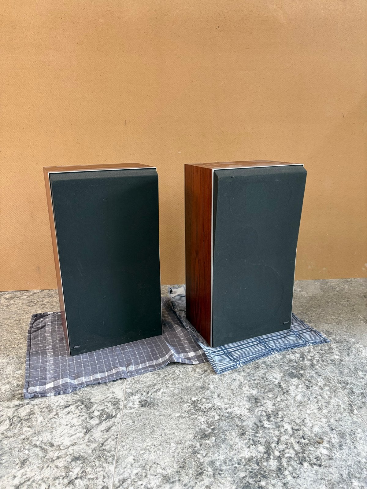 B&O Beovox S75 Speakers - Vintage Hifi Geluid, Gebruikt, 60 tot 120 watt, Front, Rear of Stereo speakers, Ophalen
